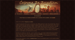 Desktop Screenshot of cajovnazazrcadlem.cz